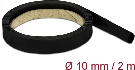Picture of Delock Heat Shrink Tube 2 m x 10 mm black