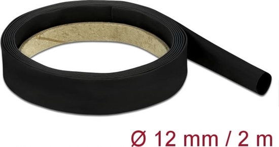 Picture of Delock Heat Shrink Tube 2 m x 12 mm black