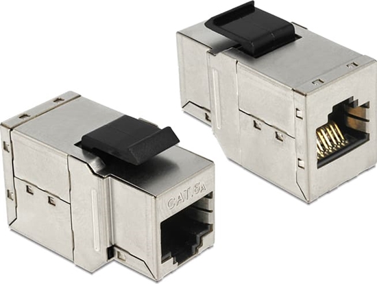 Picture of Delock Keystone Module RJ45 jack > RJ45 jack Cat.6A