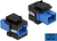 Attēls no Delock Keystone Module SC Simplex female to SC Simplex female blue / black