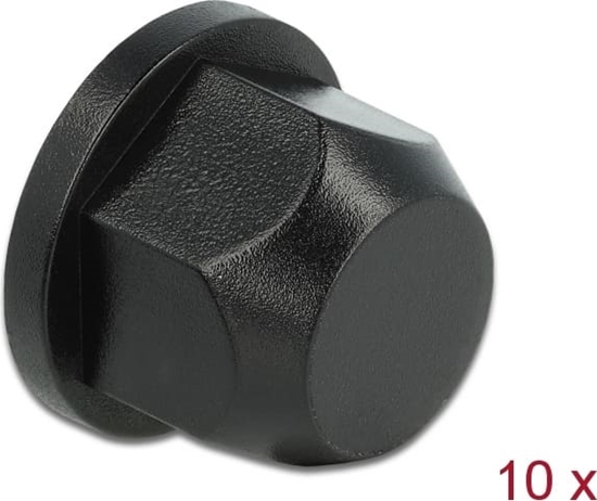 Picture of Delock Protective cap hexagon with inside thread for screw M12 natural 10 pieces