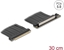 Picture of Delock Riser Card PCI Express 5.0 x16 male to x16 slot with cable 30 cm