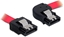 Изображение Delock SATA 3 Gb/s Cable straight to right angled 30 cm red