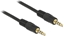Attēls no Delock Stereo Jack Cable 3.5 mm 4 pin male to male 1 m black