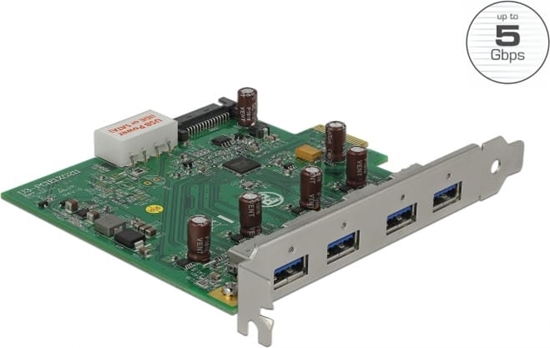 Picture of Delock USB 3.0 PCI Express x1 Card to 4 x external Type-A