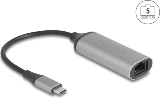 Picture of Delock USB Type-C™ Network Adapter 5 Gigabit LAN 1 x RJ45
