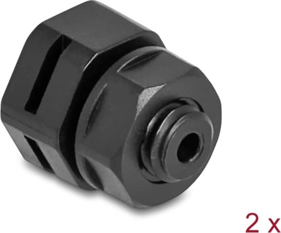 Picture of Delock Ventilation Plug M6 black 2 pcs