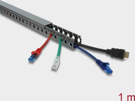 Picture of Delock Wiring Duct 30 x 30 mm - length 1 m grey