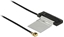 Picture of Delock WLAN 802.11 ac/a/h/b/g/n Antenna I-PEX Inc., MHF® I plug 1.5 - 2.0 dBi 1.13 25 cm CCD internal