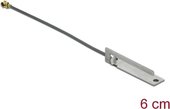 Picture of Delock WLAN 802.11 b/g/n Antenna I-PEX Inc., MHF® I plug 3 dBi 6 cm PIFA 805 internal