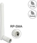Picture of Delock WLAN 802.11 b/g/n Antenna RP-SMA plug 2 dBi omnidirectional with tilt joint white