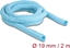 Picture of Delock Woven Sleeve self-closing heat-resistant 2 m x 19 mm blue