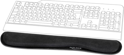 Attēls no Delock Wrist Rest for Keybord / Laptop black