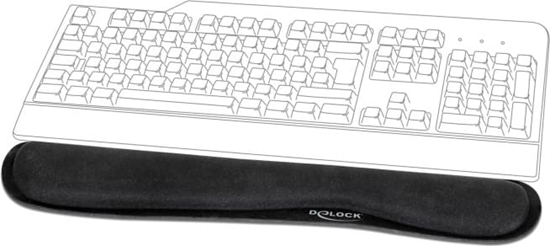 Picture of Delock Wrist Rest for Keybord / Laptop black