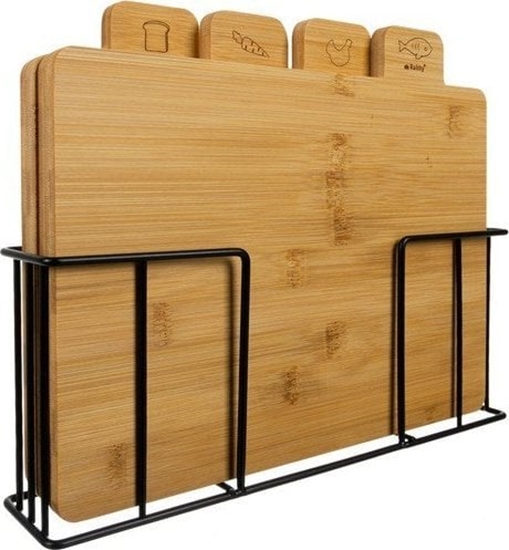 Изображение Deska do krojenia Ruhhy z rczk bambusowa 4szt.