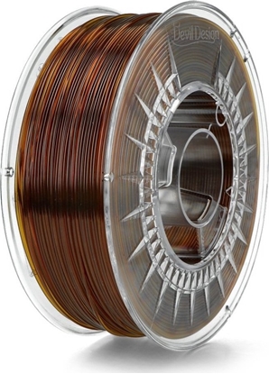 Attēls no Devil Design Filament Devil Design PETG 1 75mm 1kg - Amber Transparent}
