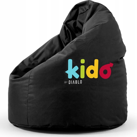 Picture of Diablo Pufa dla dziecka Kido by Diablo, czarna