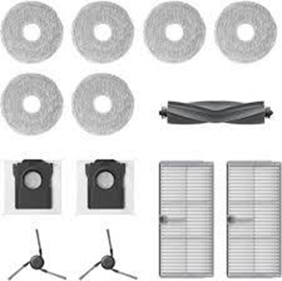 Picture of Dreame X40 Ultra Accessories Kit Rubber Brush  Side Brushes  Dust Box Filters  Dust