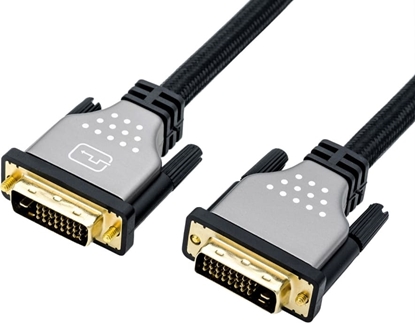 Attēls no DVI (24+1) kabelis Dual Link, M / M, 3.0m, Roline
