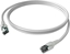 Picture of Easylan FlexBoot Patch Cable Cat.6A, S/FTP, white, 1 m