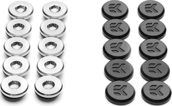 Изображение EK Water Blocks EK Water Blocks EK-Quantum Torque Verschlussstopfen G1/4 Zoll - mit EKWB Logo 10er Pack, schwarz