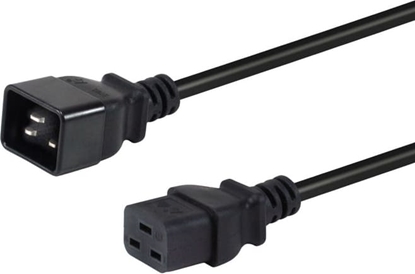 Picture of Equip 112130 elektrības kabelis Melns 1,8 m IEC C20 IEC C19