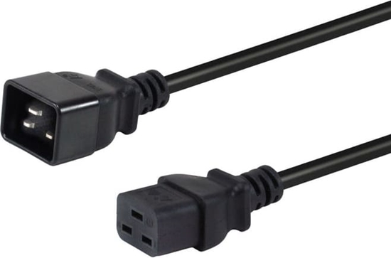 Picture of Equip 112130 elektrības kabelis Melns 1,8 m IEC C20 IEC C19