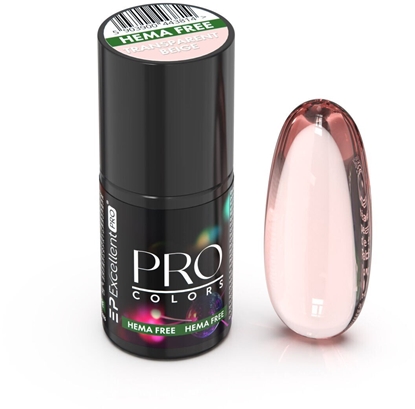 Attēls no EXCELLENT PRO_Pro Colors Hema Free lakier hybrydowy Transparent Beige 7g