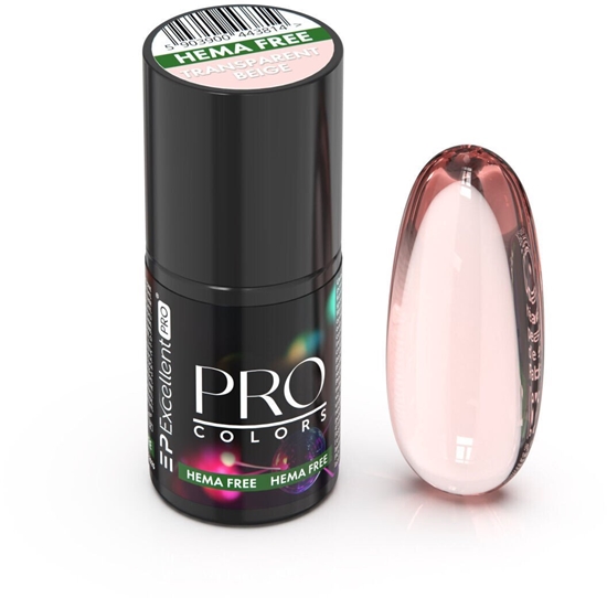Picture of EXCELLENT PRO_Pro Colors Hema Free lakier hybrydowy Transparent Beige 7g