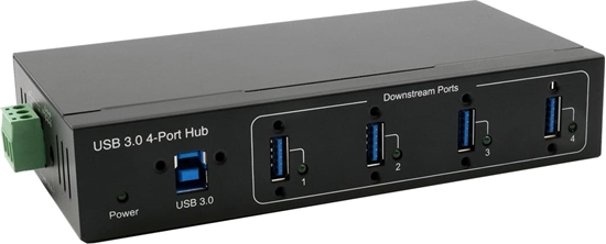 Изображение Exsys EX-11224HMVS 4 Port USB 3.2 Gen 1 Metall HUB VIA VL811+ Chipset