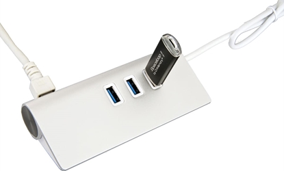 Attēls no Exsys EX-1132-N USB 3.0 HUB mit 3 Ports und 1GB LAN