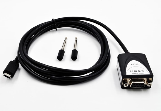 Picture of Exsys EX-2311-2F USB 2.0 C - Stecker zu 1 x Seriell RS-232 1.8 Meter Kabel mit 9 Pin Buchse LED Anzeige