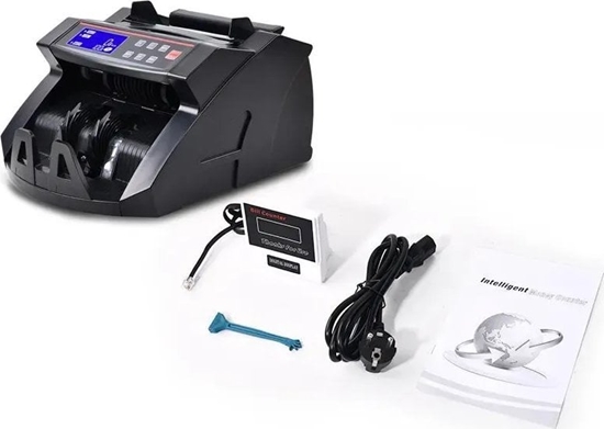 Picture of Extralink | Profesjonalna liczarka nominaowa do banknotów | pienidzy zliczarka UV MGF czarna