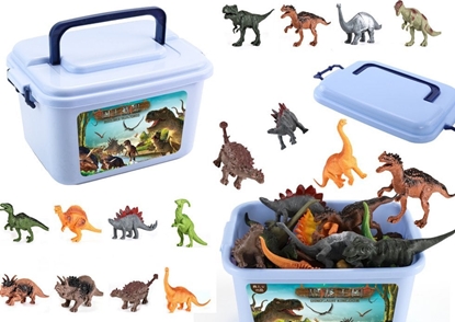 Attēls no Figurki dinozaurów w walizce 46el