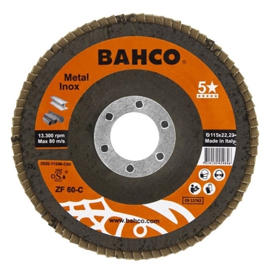 Picture of Flap disc INOX+Fe P40 125x22.23mm conical