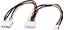 Attēls no Floppy power kabelis 5.25''+3.5''
