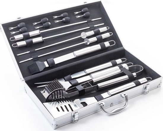 Изображение G21 Zestaw do grilowania G21 zestaw 17 sztuk, aluminiowa obudowa
