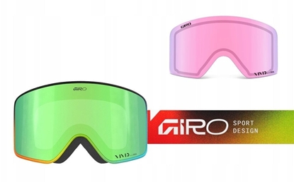 Attēls no Giro Gogle zimowe GIRO METHOD MULTI FADED (Cylindrical) (Lustro kolorowe VIVID-Carl Zeiss EMERALD 19-42% S2 + Lustro kolorowe VIVID-Carl Zeiss INFRARED 58% S1) (2025/2026)
