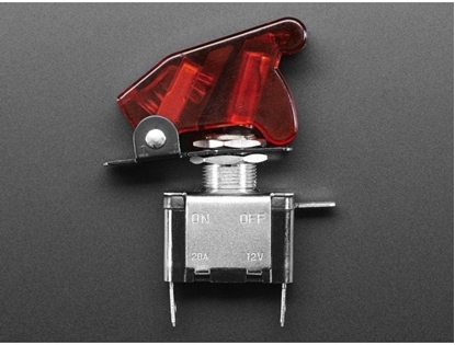 Picture of Green Cell Przecznik ON-OFF 12V / 20A z podwietleniem, czerwony, Adafruit 3218