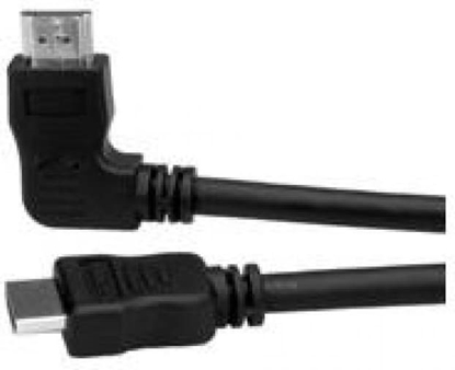 Attēls no HDMI ātrgaitas kabelis ar tīklu, M - M, kreisās puses leņķis, Roline
