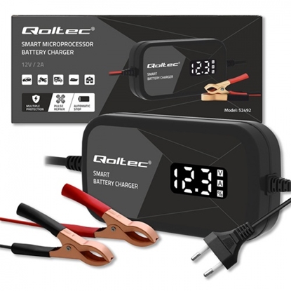 Attēls no Inteliģentais lādētājs AGM GEL akumulatoriem | Remonta funkcija | 12V | 2A | 24W