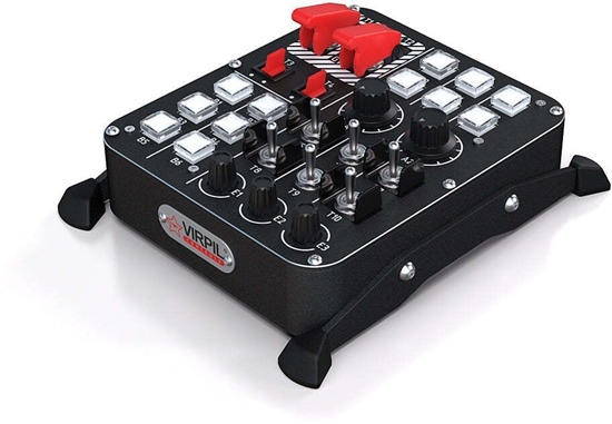 Picture of Joystick Schneider Electric VIRPIL Controls Universal Control Panel #1, RGB, 27 elementów sterujcych - czarny