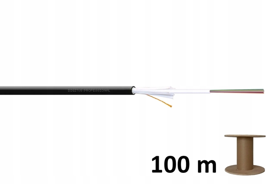 Picture of Kabel wiatowodowy zewntrzny DIGITUS ze zczem SC 12 w. SM 9/125, Fca PE, 1500N, czarny