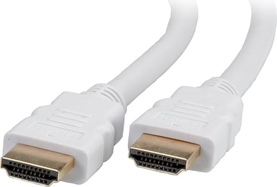 Изображение Kabelis HDMI HS + Eth, AM - AM, balts, 3.0m, ROLINE