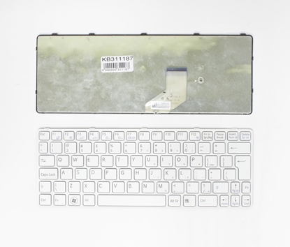 Attēls no Keyboard SONY Vaio: SVE11, UK balta