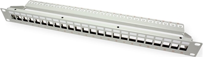 Изображение Keystone 19'' Module frame, 24 Ports, STP, grey