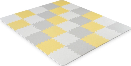Изображение KINDERKRAFT Mata piankowa puzzle LUNO yellow
