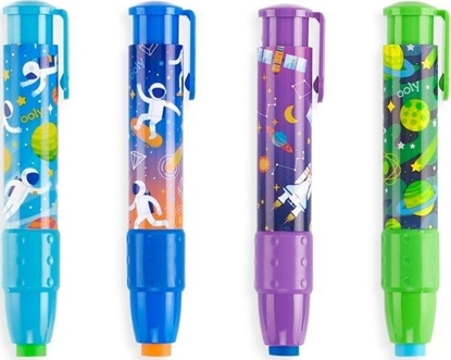 Изображение Kolorowe Baloniki Gumki mechaniczne do cierania Astronauci mix