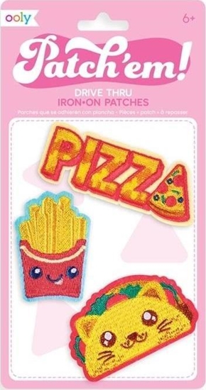 Picture of Kolorowe Baloniki Naprasowanki Patch Em - Fast Food