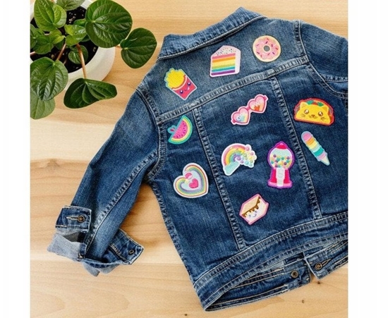 Picture of Kolorowe Baloniki Naprasowanki Patch Em - Narwale